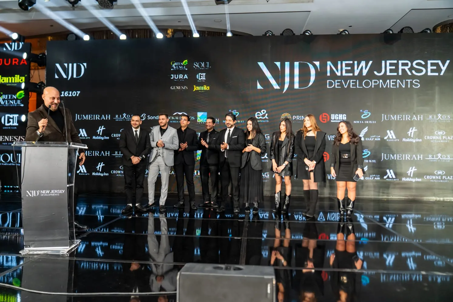 Girgis Youssef Congratulating the Marketing Team , New jersey Developments