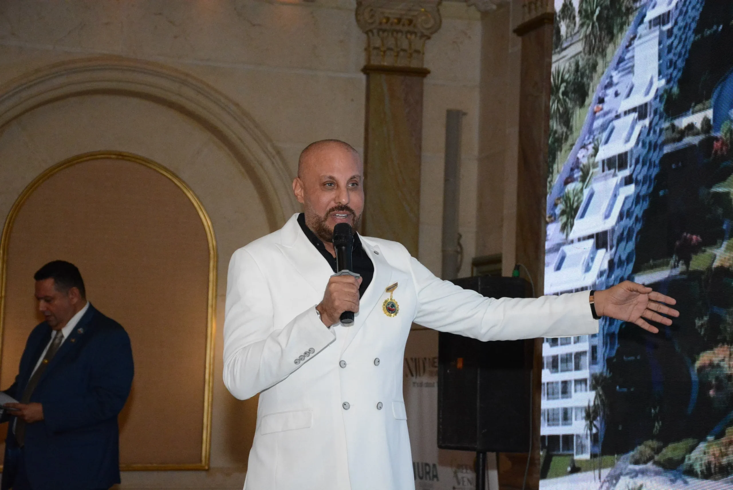Girgis Youssef in the international Alliance of Egyptians Abroad Conference , شركة نيوجيرسي للتطوير العقاري في مؤتمر تدشين التحالف الدولي للمصريين بالخارج